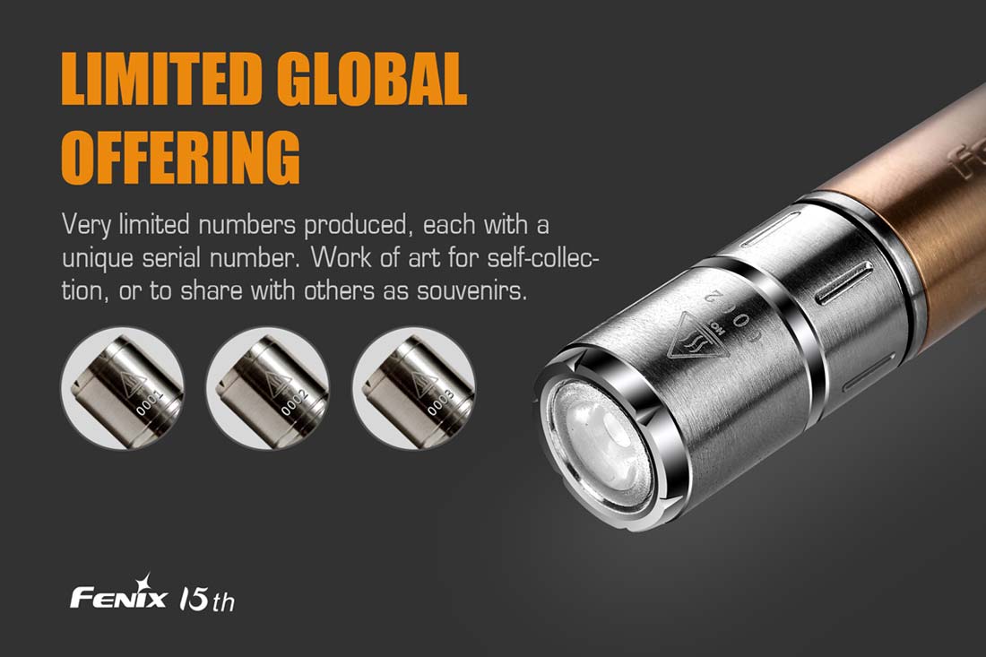 Fenix 15th Anniversary Edition Flashlight - Image 3