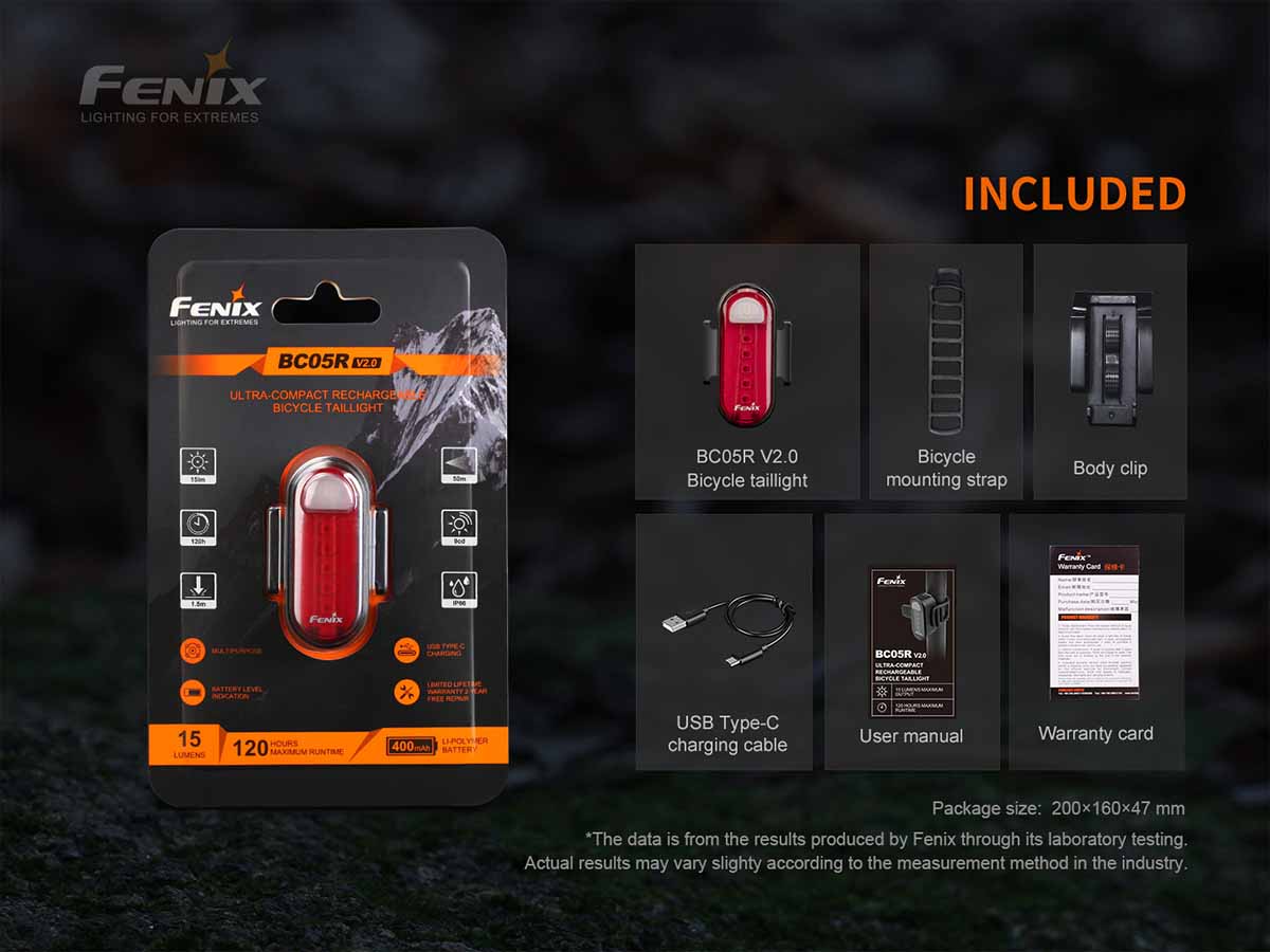 Fenix BC30 V2.0 Bike Light - Image 15