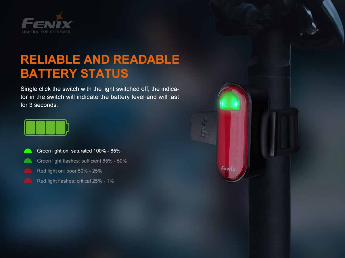 Fenix BC05R V2.0 Rechargeable Bike Taillight - Image 8
