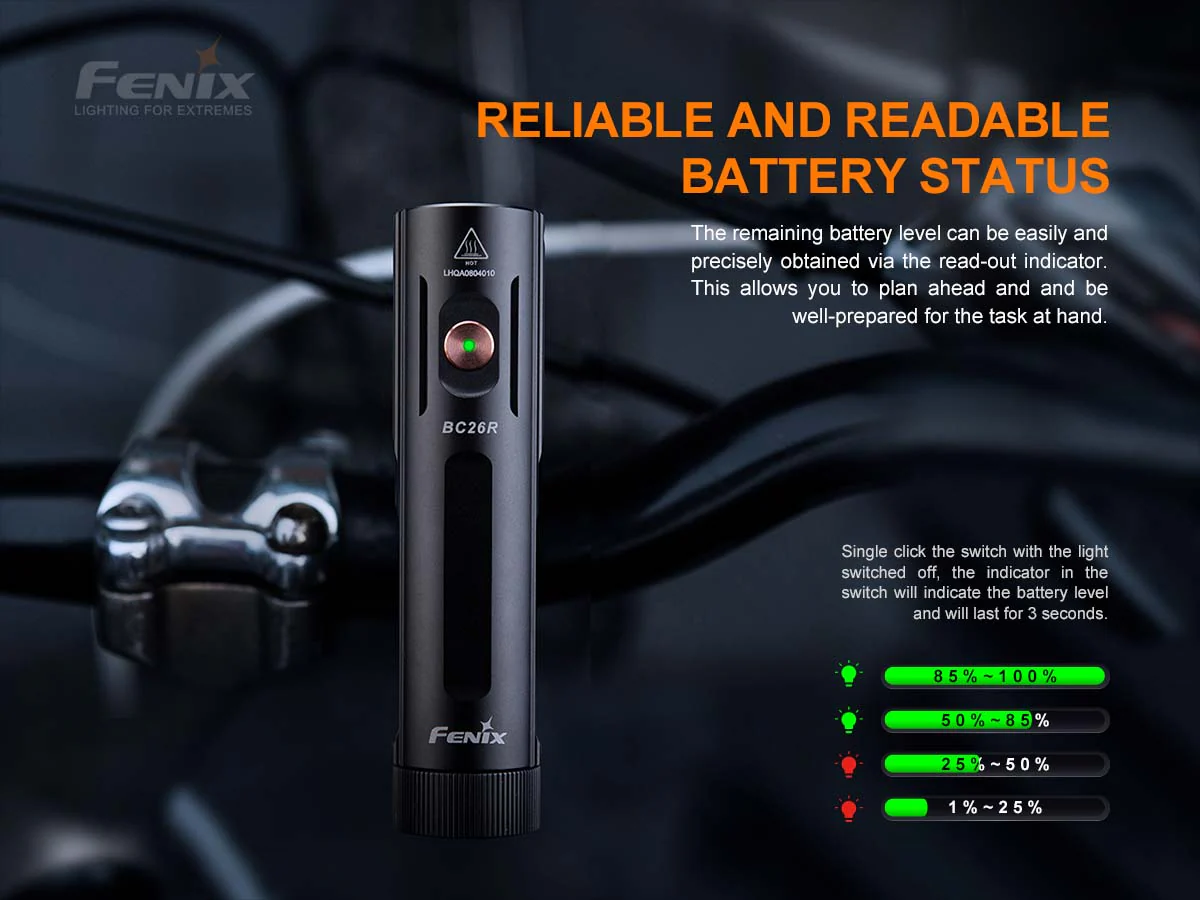 Fenix BC26R Rechargeable Bike Light Promo Pack - Image 12