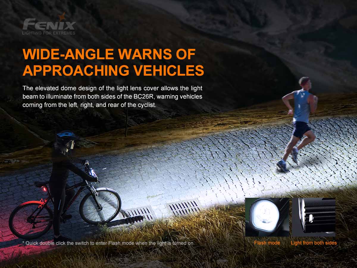 Fenix BC26R Rechargeable Bike Light Promo Pack - Image 13