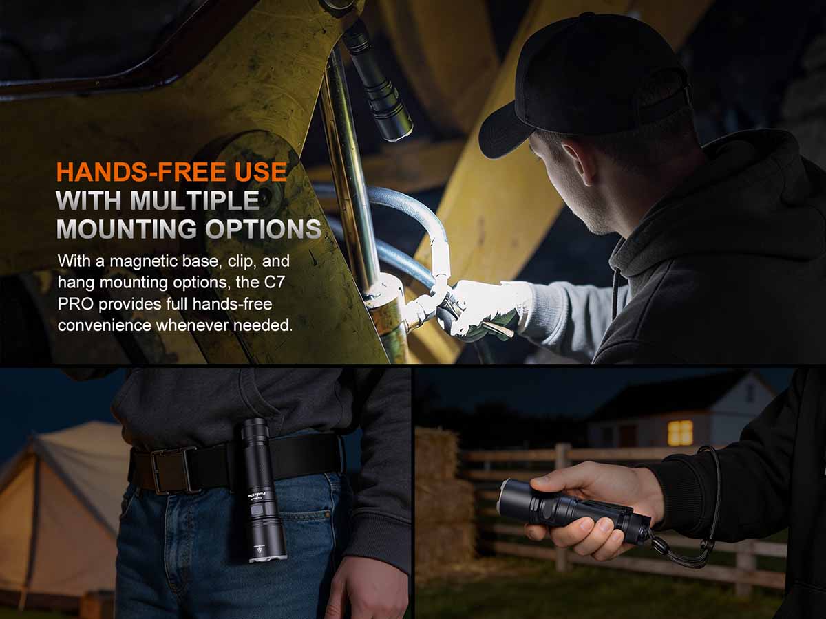 Fenix C7 PRO Rechargeable Flashlight - Image 7