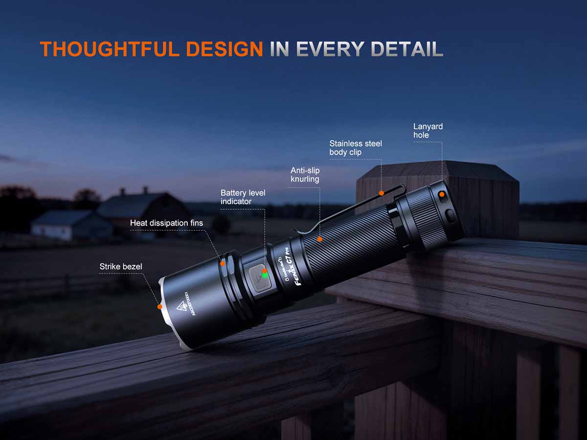 Fenix C7 PRO Rechargeable Flashlight - Image 8