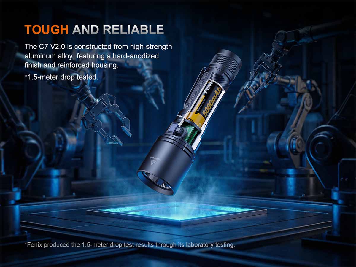 Fenix C7 V2.0 Rechargeable Flashlight - Image 11