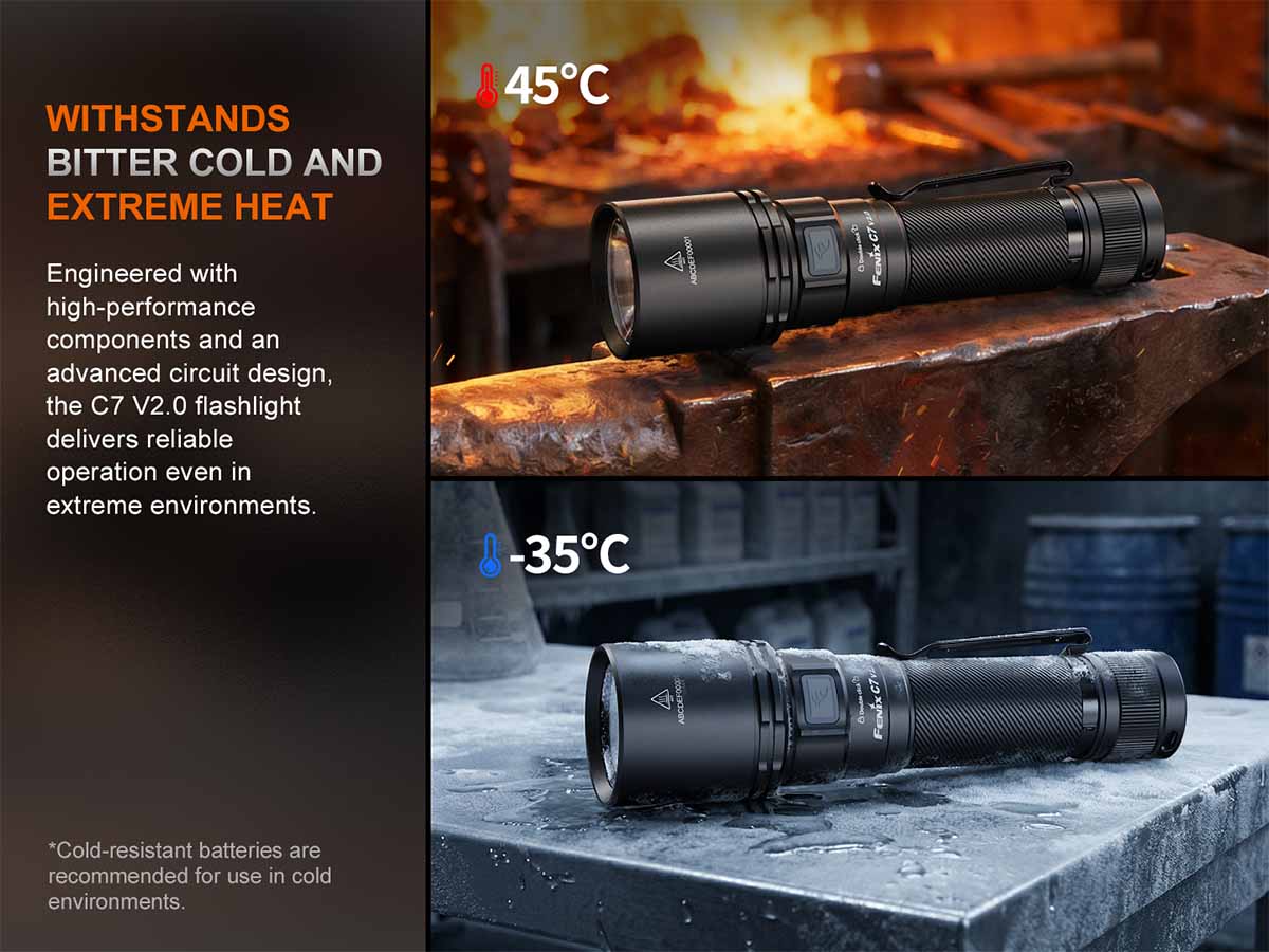 Fenix C7 V2.0 Rechargeable Flashlight - Image 12