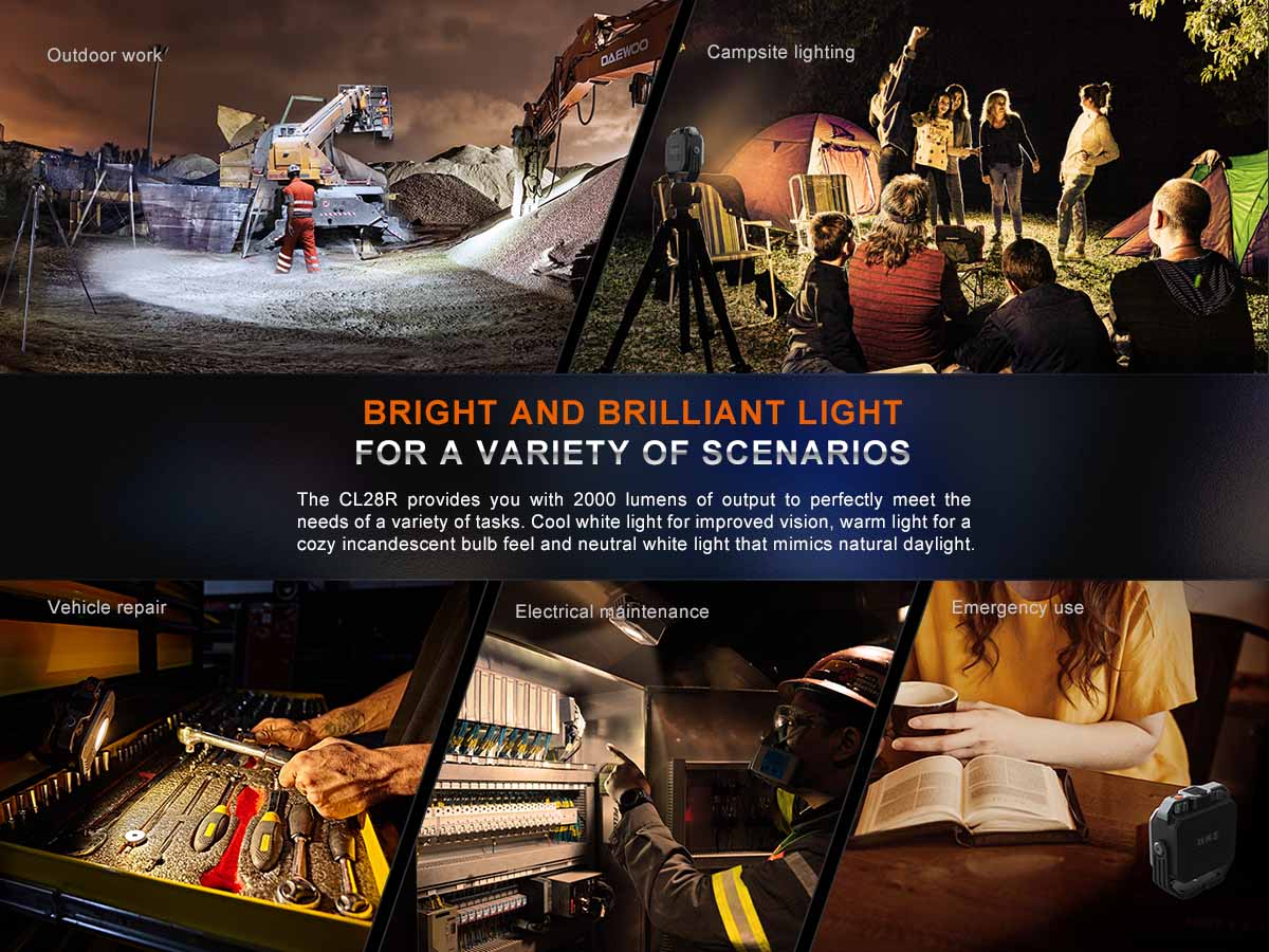 Fenix CL28R Rechargeable Lantern with Color Adjust - Image 5