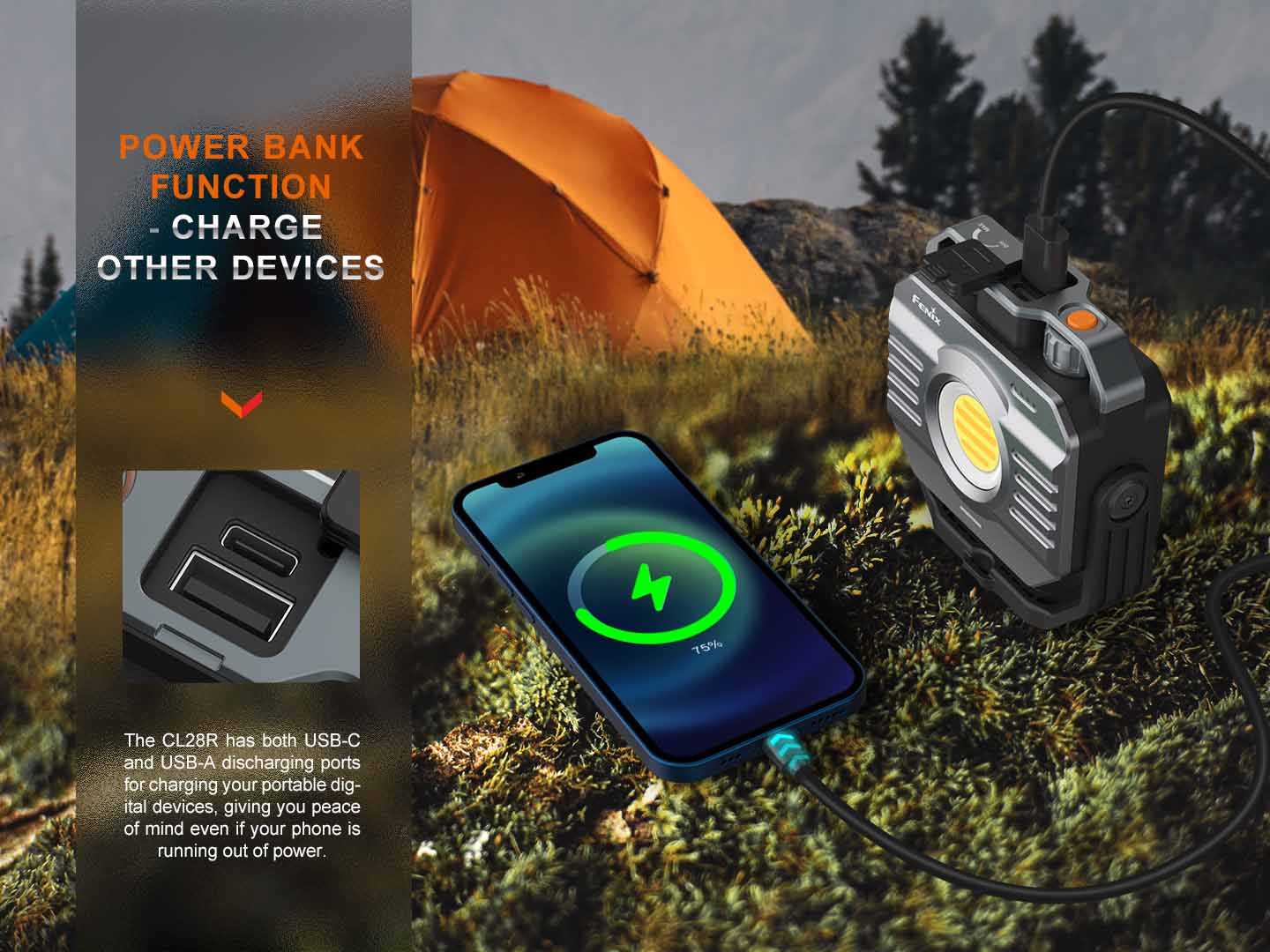 Fenix CL28R Rechargeable Lantern with Color Adjust - Image 8