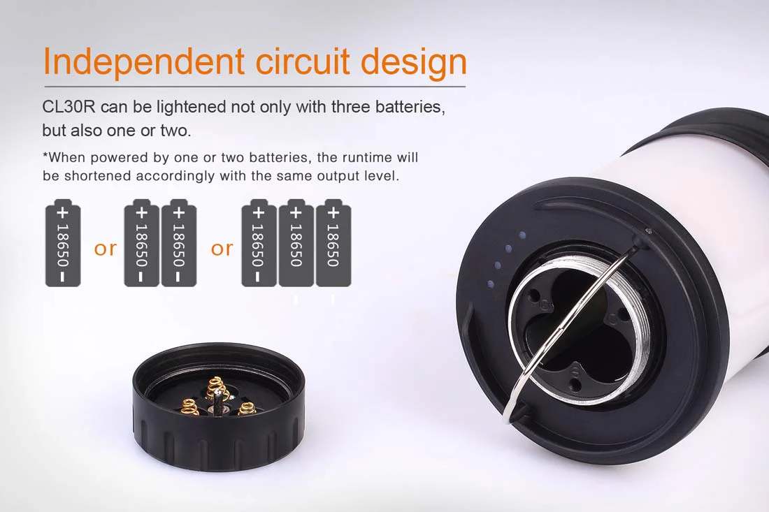 Fenix CL30R USB Rechargeable Camping Lantern - Image 4