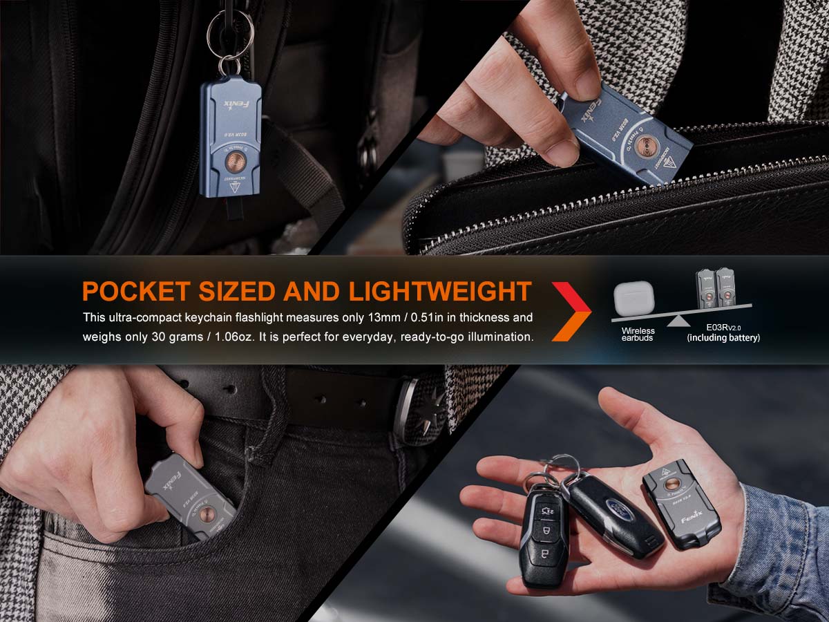 Fenix E03R V2.0 Keychain Flashlight - Image 9