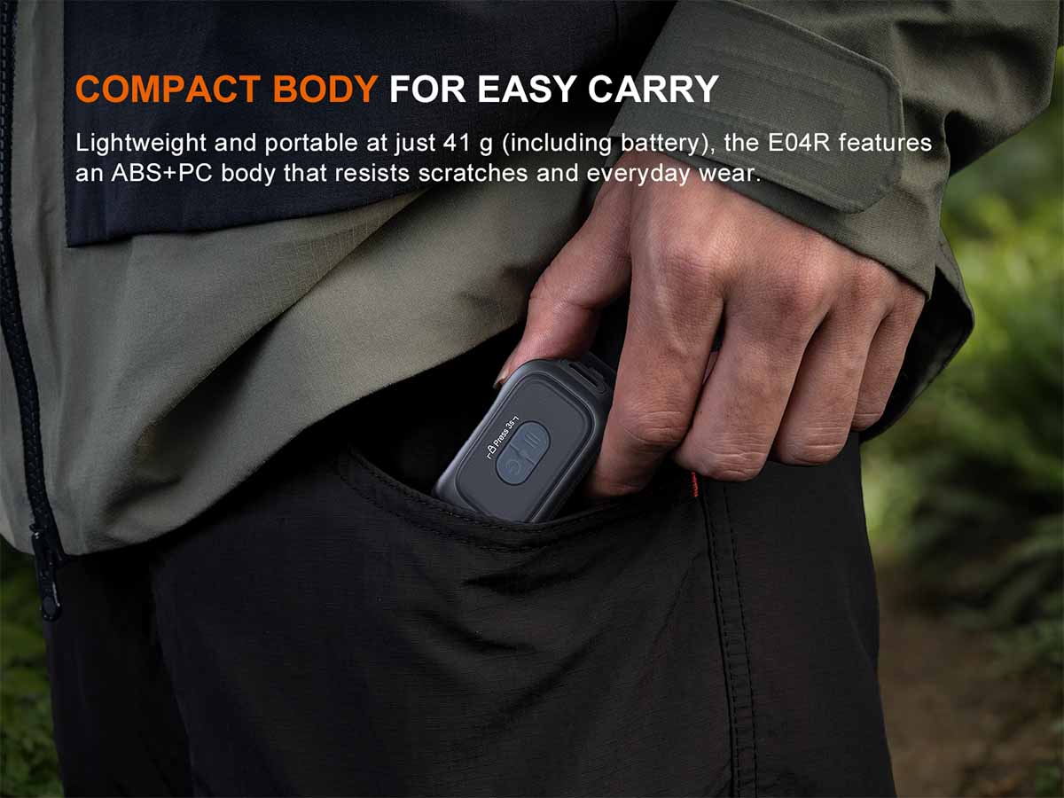 Fenix E04R Clip On Flashlight - Image 13