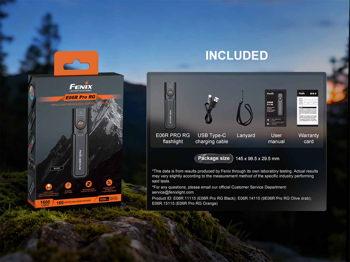 Fenix E06R PRO RG Flat Flashlight - Image 22