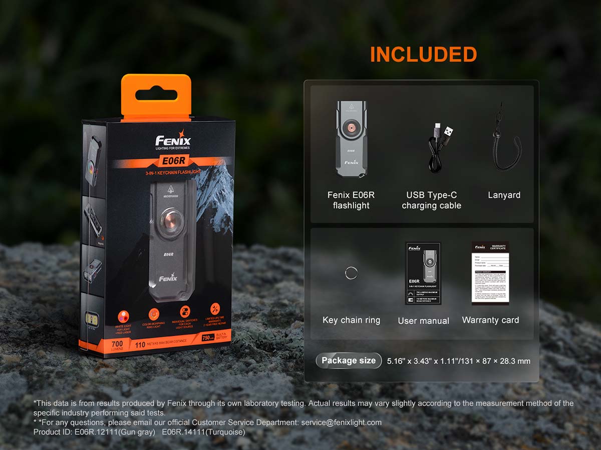 Fenix E06R Rechargeable EDC Flashlight - Image 15