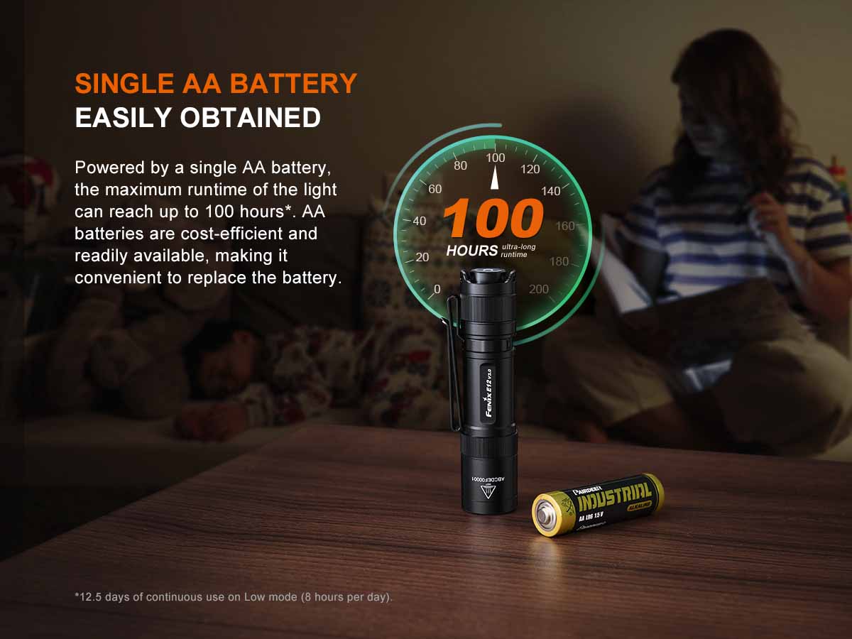 Fenix E12 V3.0 AA-Powered EDC Flashlight - Image 10