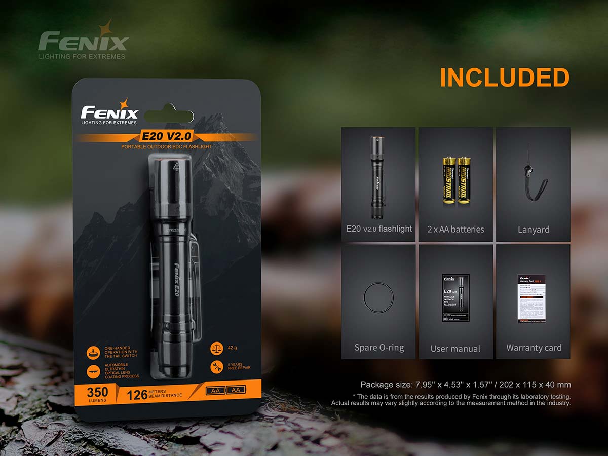 Fenix E20 V2.0 AA Flashlight - Image 13