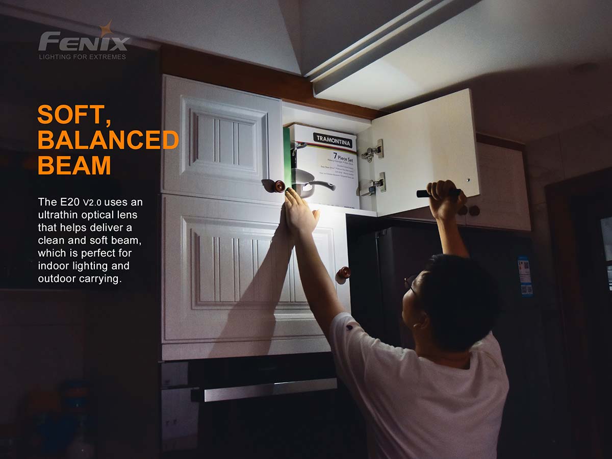 Fenix E20 V2.0 AA Flashlight - Image 3