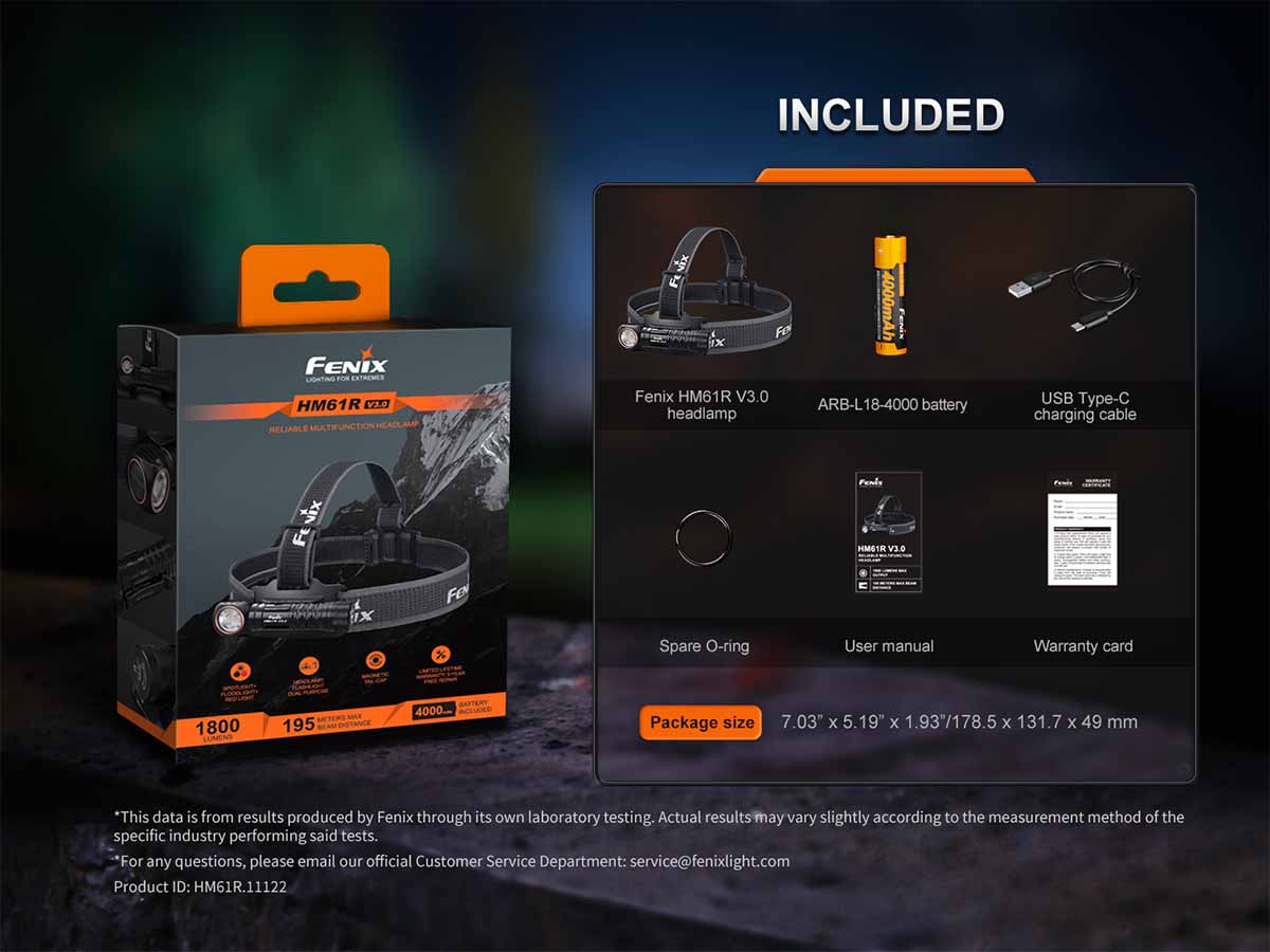 Fenix HM61R V3.0 Rechargeable Headlamp - Image 18