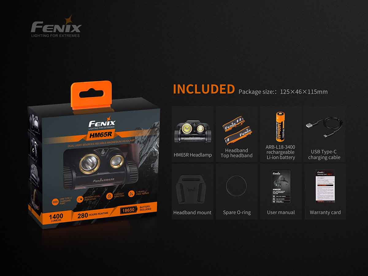 Fenix HM65R Rechargeable Headlamp - Image 11