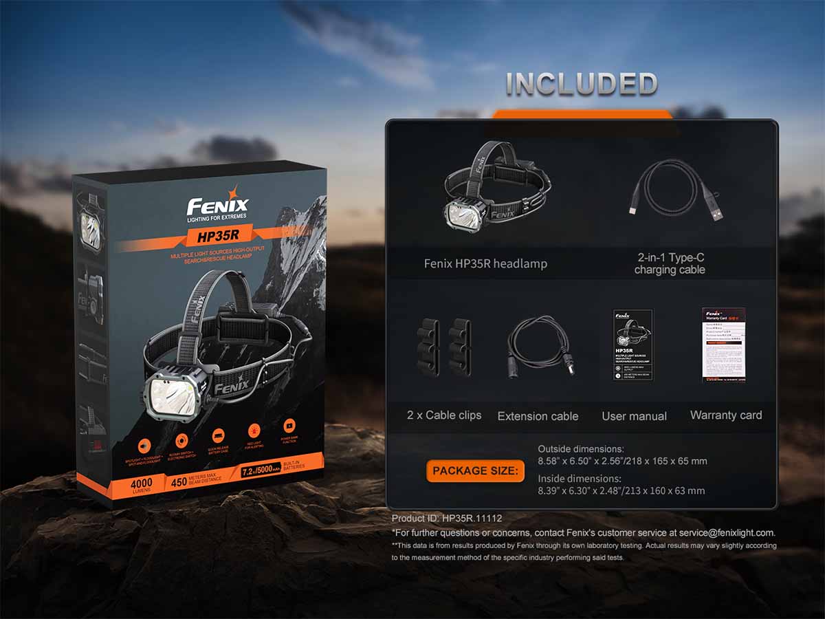 Fenix HP35R Professional Headlamp - Image 23