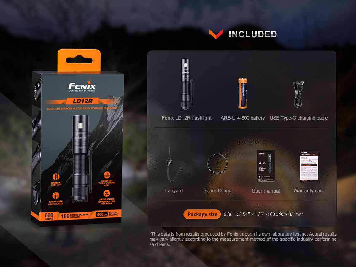 Fenix LD12R Rechargeable EDC Flashlight - Image 16