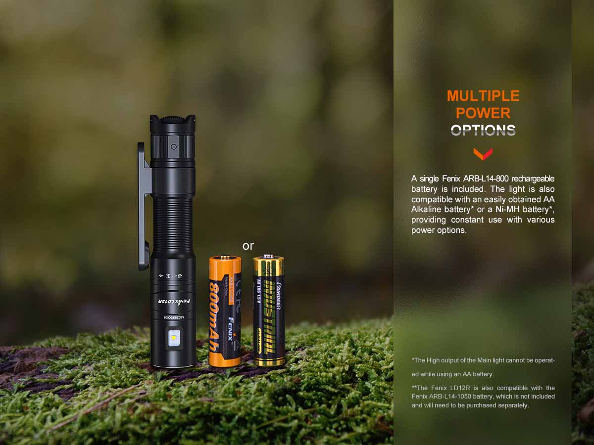 Fenix LD12R Rechargeable EDC Flashlight - Image 8