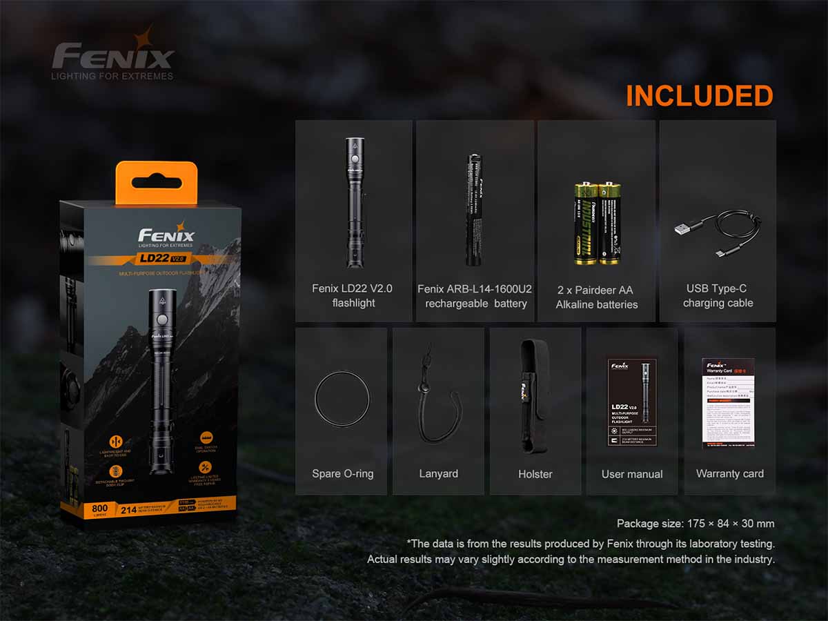 Fenix LD22 V2.0 Flashlight - Image 14