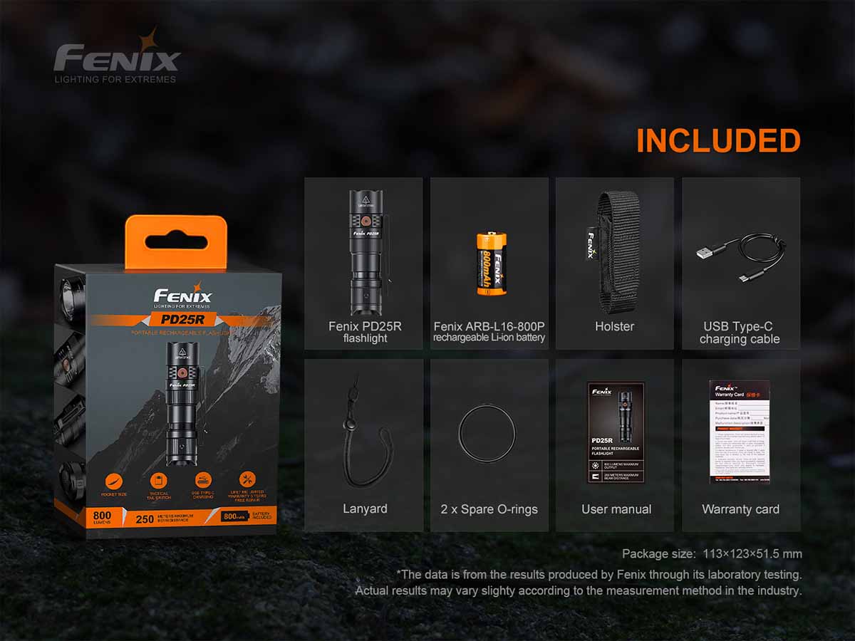 Fenix PD25R Rechargeable EDC Flashlight - Image 15