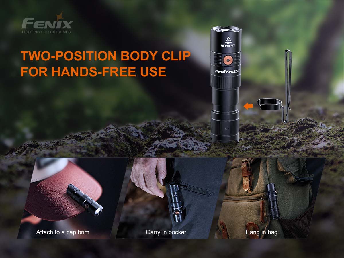 Fenix PD25R Rechargeable EDC Flashlight - Image 7