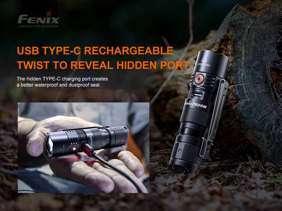 Fenix PD25R Rechargeable EDC Flashlight - Image 8