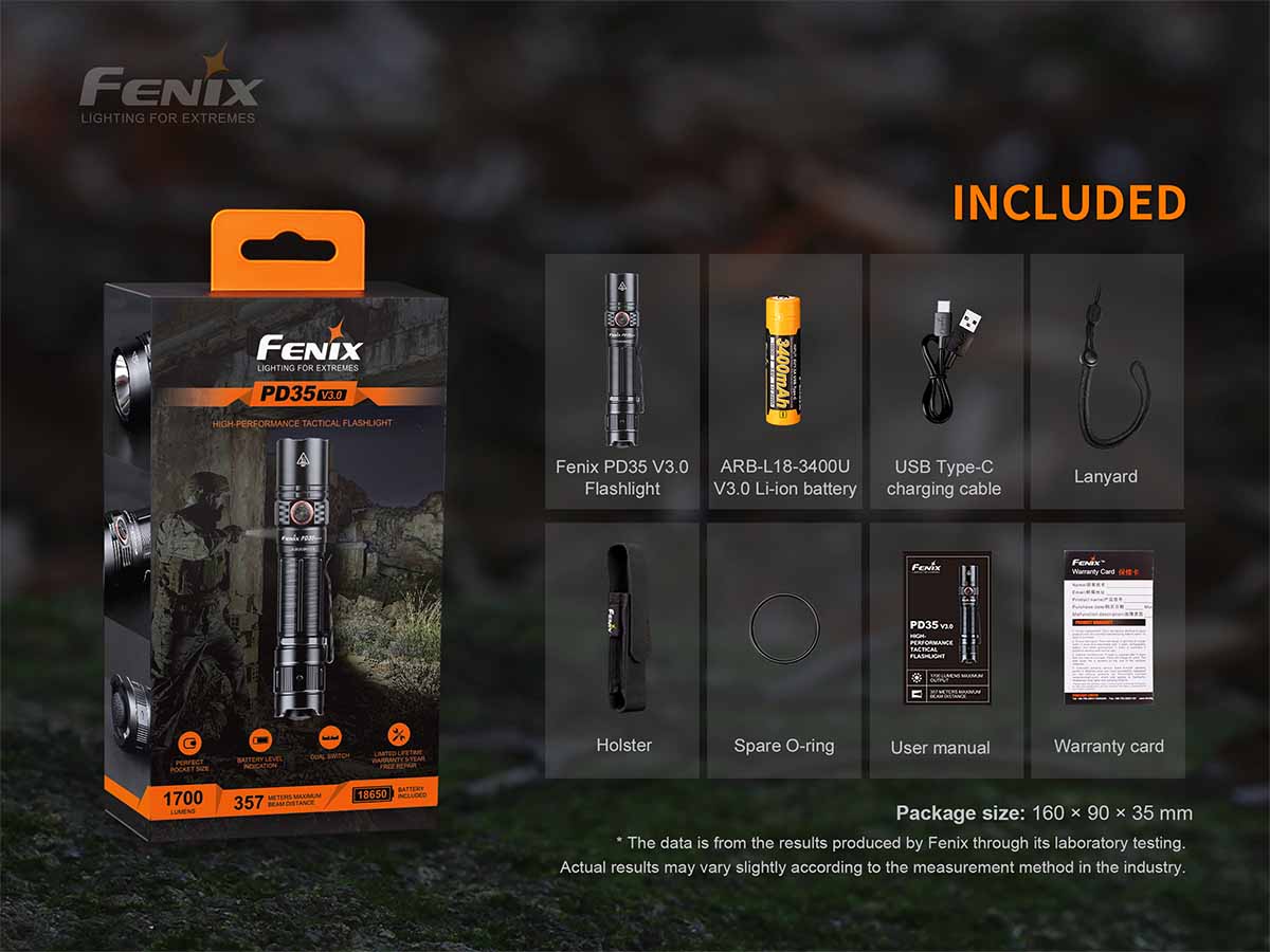 Fenix PD35 V3.0 Flashlight - Image 14
