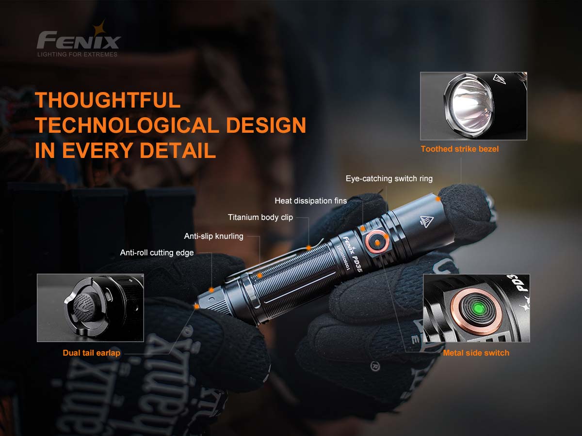 Fenix PD35 V3.0 Flashlight - Image 8