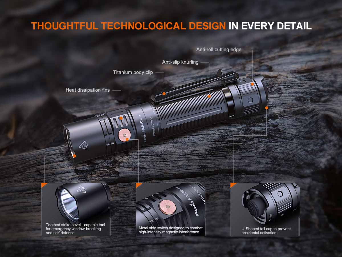 Fenix PD36R V2.0 Rechargeable Flashlight - Image 11