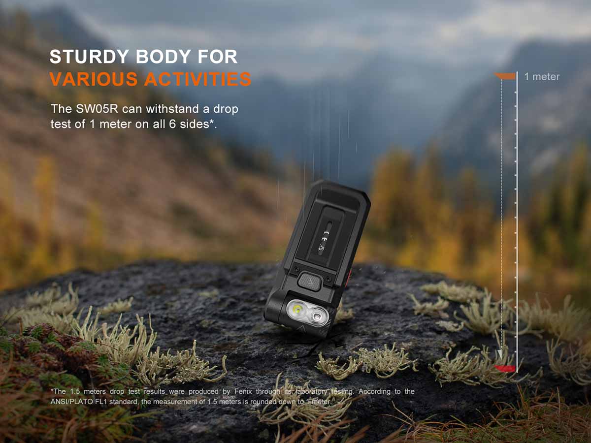 Fenix SW05R-RED Clip On Flashlight with Red Light - Image 15