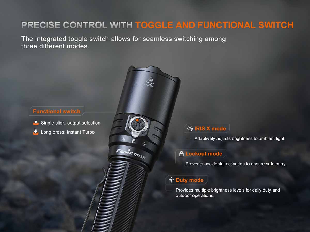 Fenix TK15R Rechargeable Tac Flashlight - Image 9