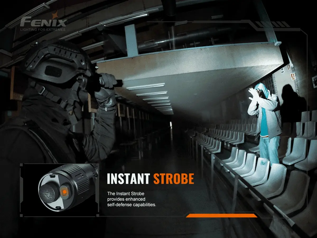 Fenix TK20R V2.0 Rechargeable Tac Flashlight with T5 Pen - Image 9