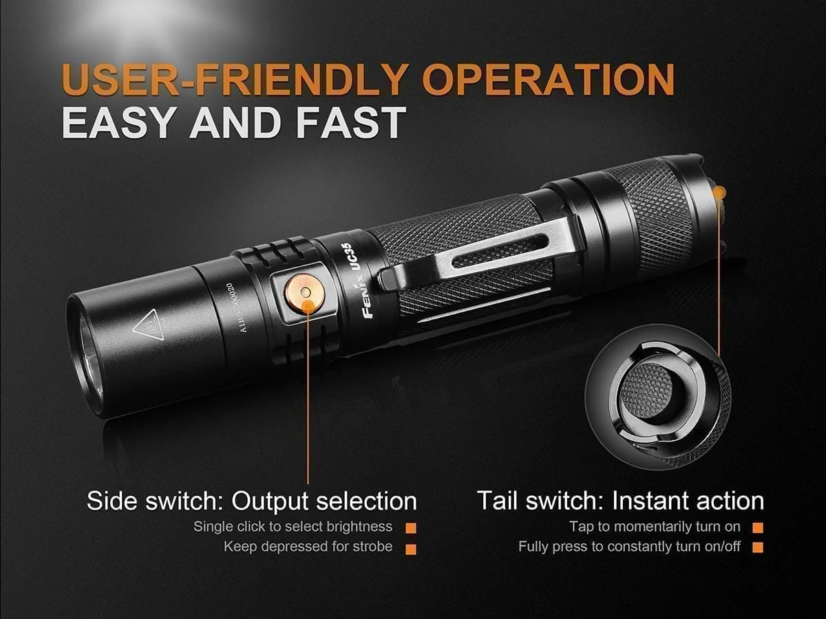 Fenix UC35 V2.0 USB Rechargeable Flashlight - Image 5