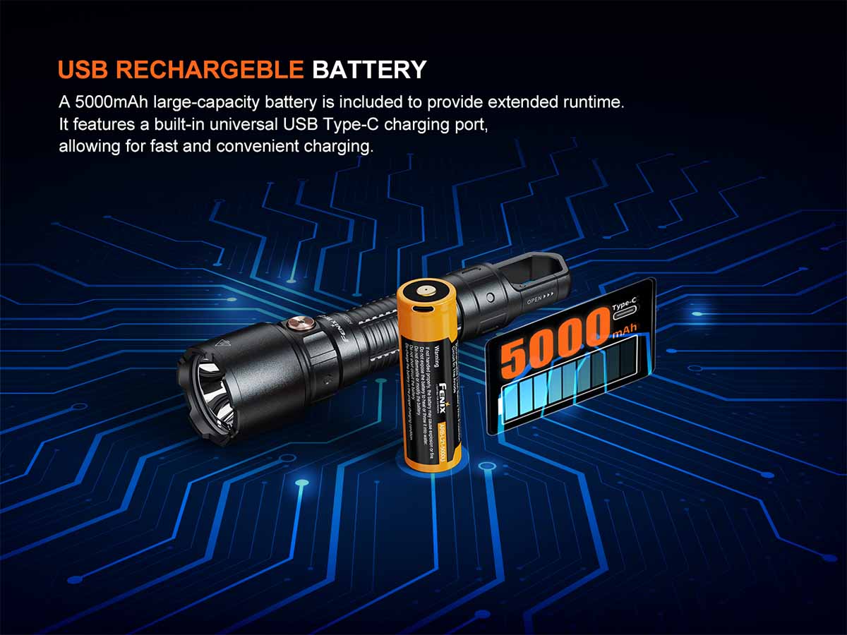 Fenix WF25RM Rechargeable Work Flashlight with Charging Dock - Image 10