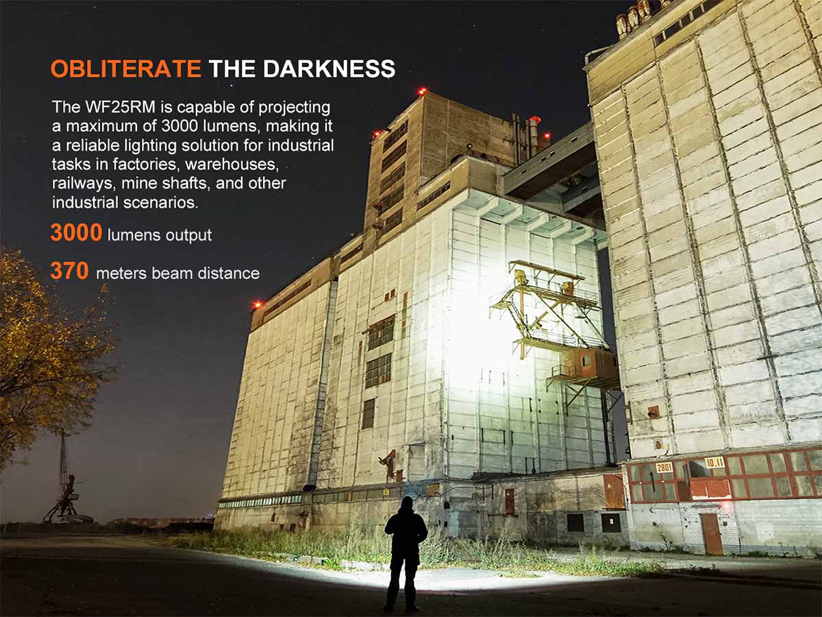 Fenix WF25RM Rechargeable Work Flashlight with Charging Dock - Image 5