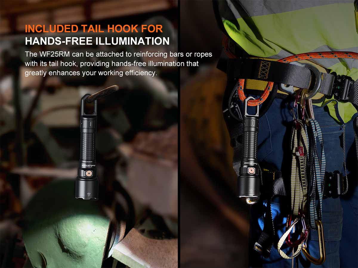 Fenix WF25RM Rechargeable Work Flashlight with Charging Dock - Image 9
