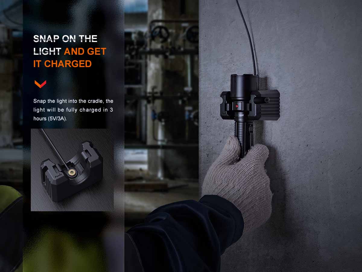 Fenix WF26R Rechargeable Flashlight with Charging Dock - Image 7