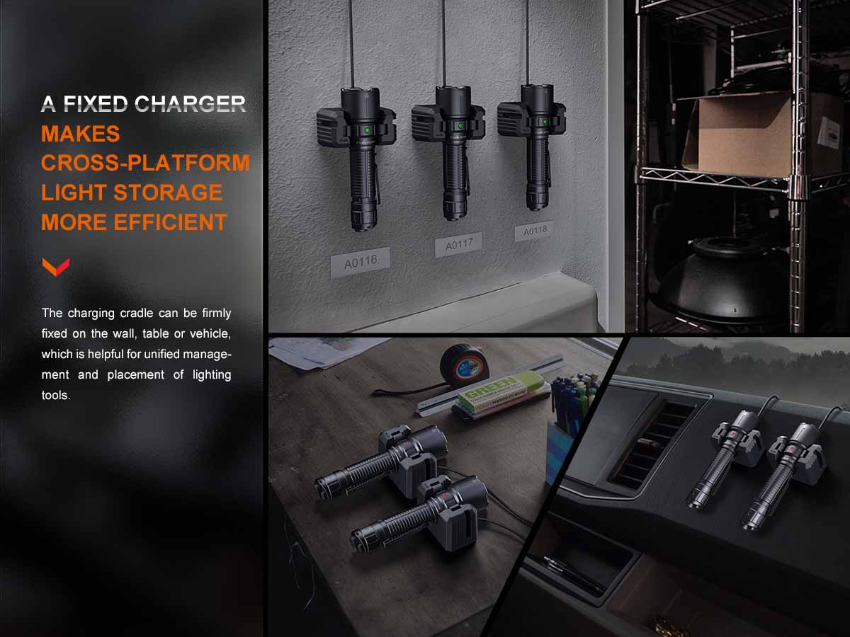 Fenix WF26R Rechargeable Flashlight with Charging Dock - Image 8