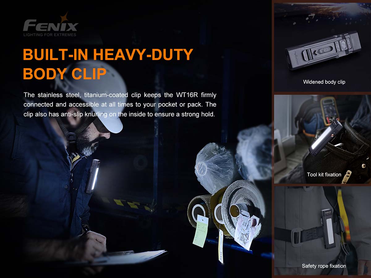 Fenix WT16R Rechargeable Magnetic Flashlight - Image 7