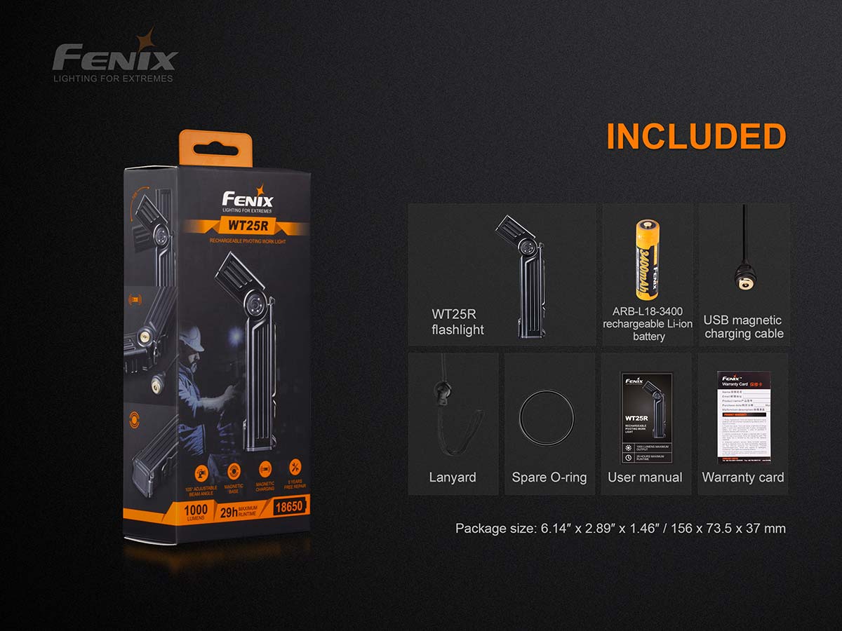 Fenix WT25R Adjustable Head Flashlight - Image 17