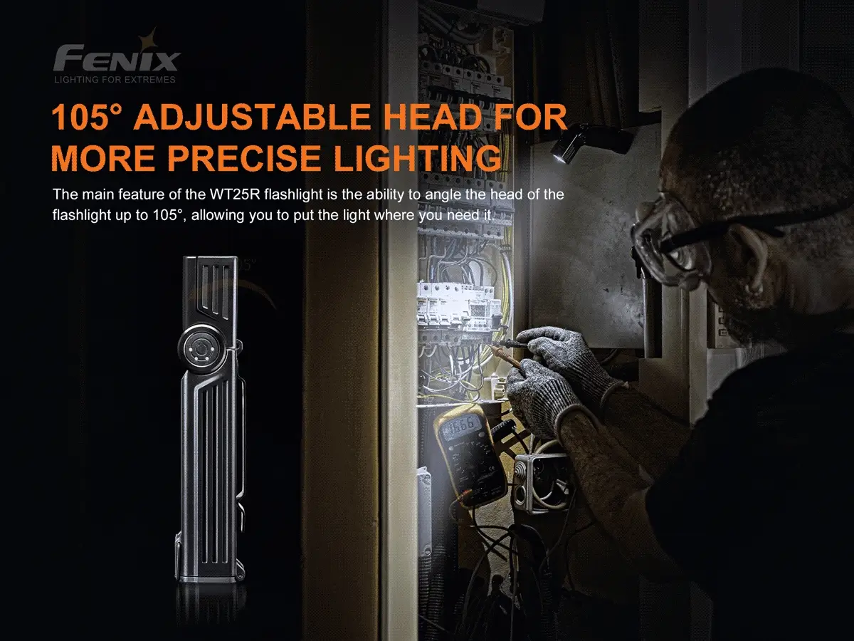 Fenix WT25R Adjustable Head Flashlight - Image 5