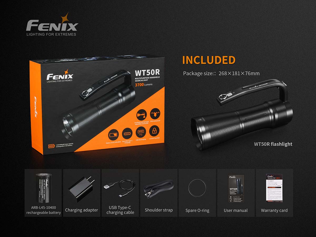 Fenix WT50R Multi-Function Flashlight - DISCONTINUED - Image 15